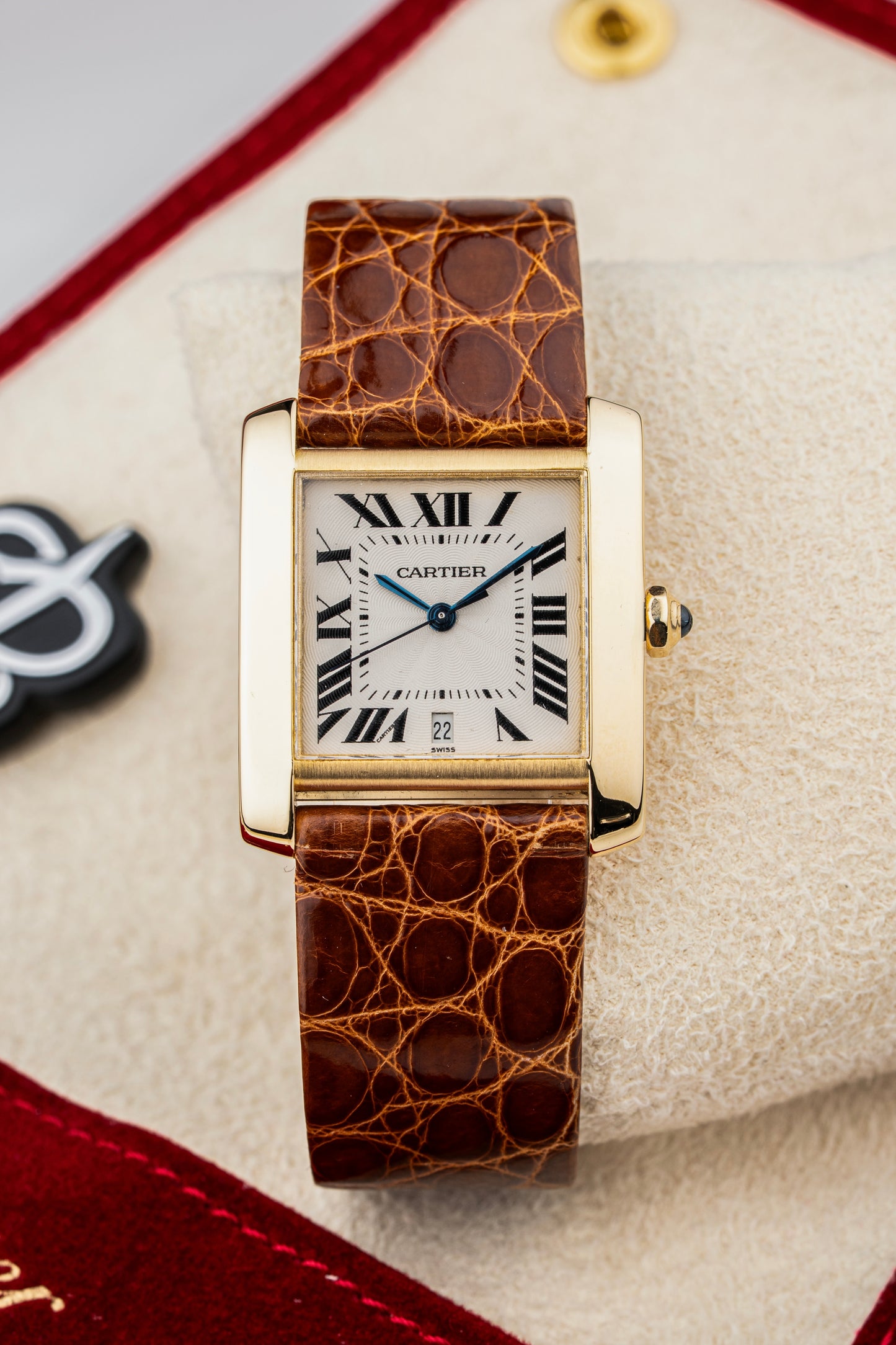 Cartier Tank Francaise 18k Yellow Gold Large - Ref. 1840