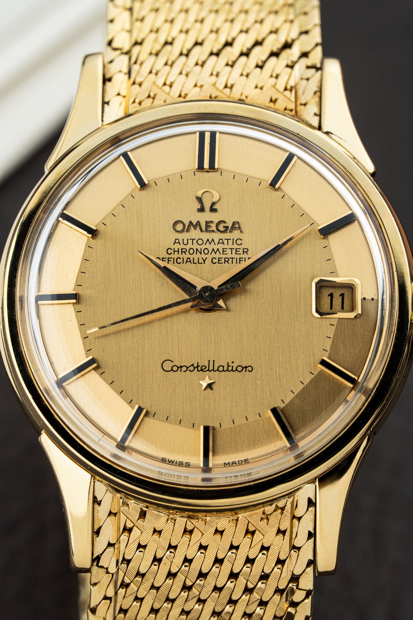 Omega Constellation 34mm 18k Yellow Gold