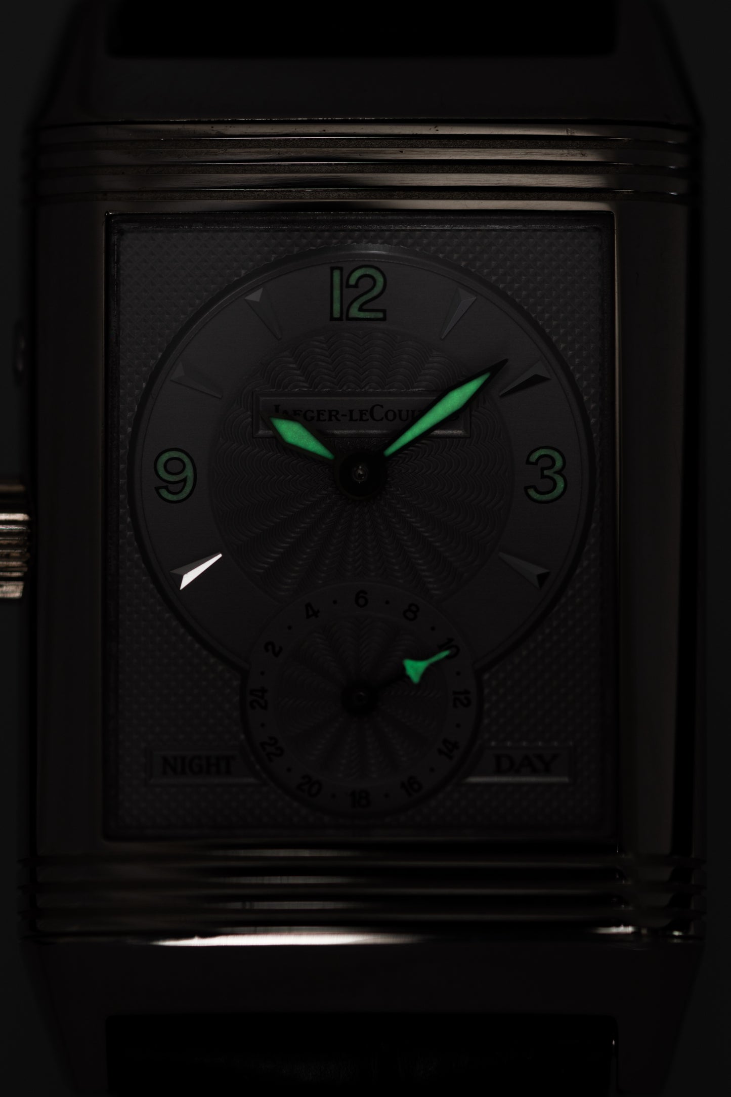 Jaeger LeCoultre Reverso Night & Day 18k White Gold - Ref. 270.3.51