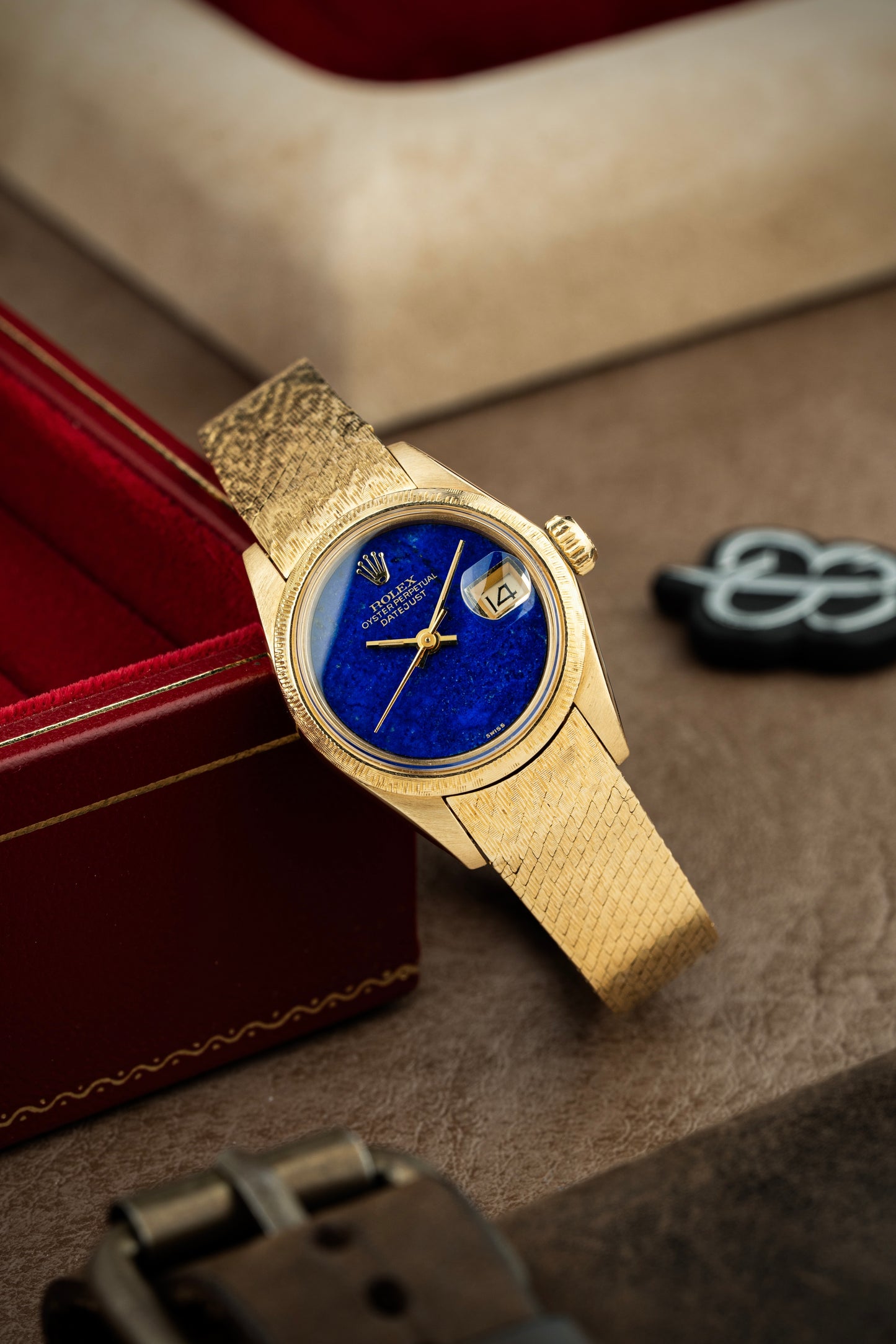Rolex Lady-Datejust 26mm Lapis Lazuli Stone Dial - Ref. 6904
