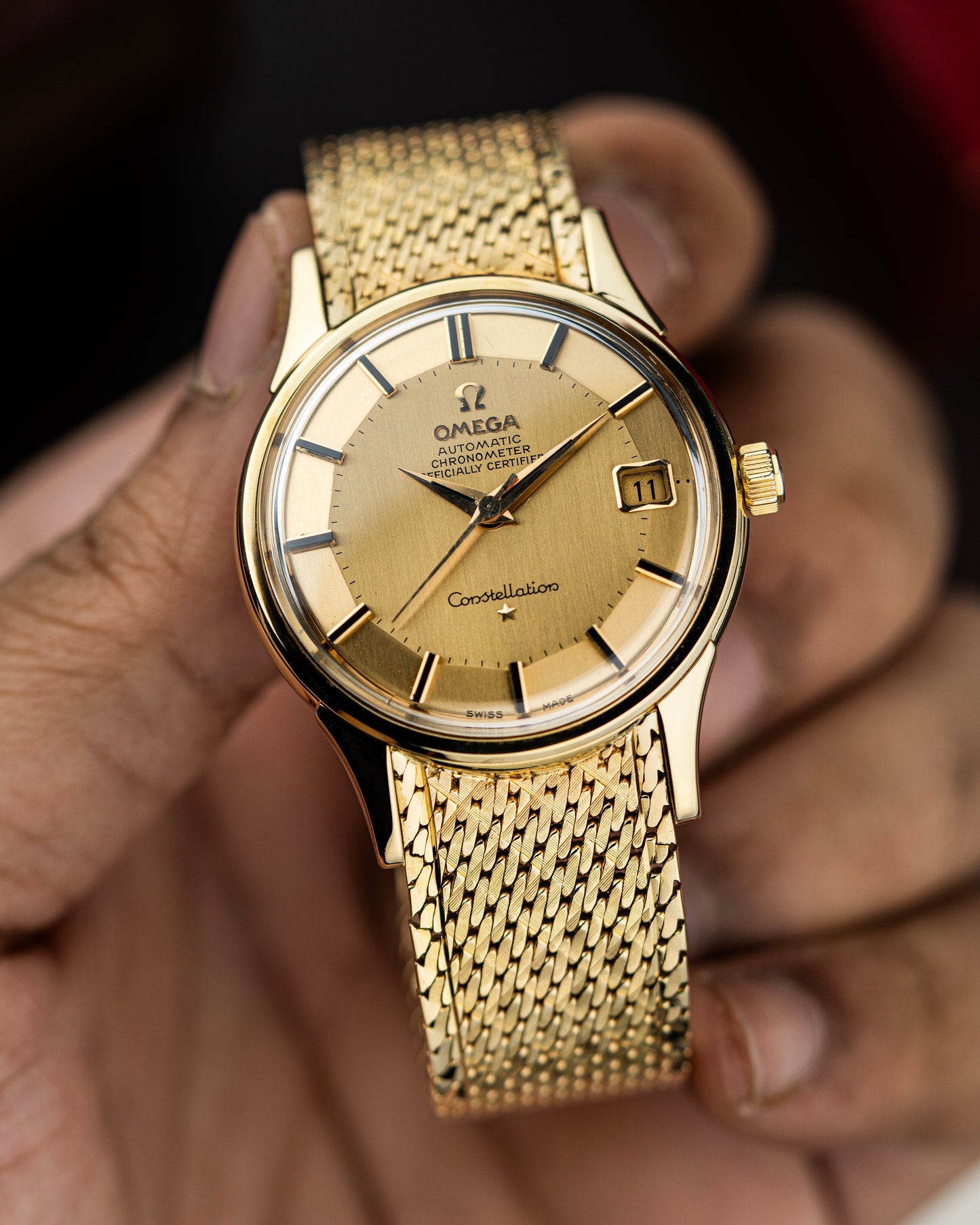 Omega Constellation 34mm 18k Yellow Gold