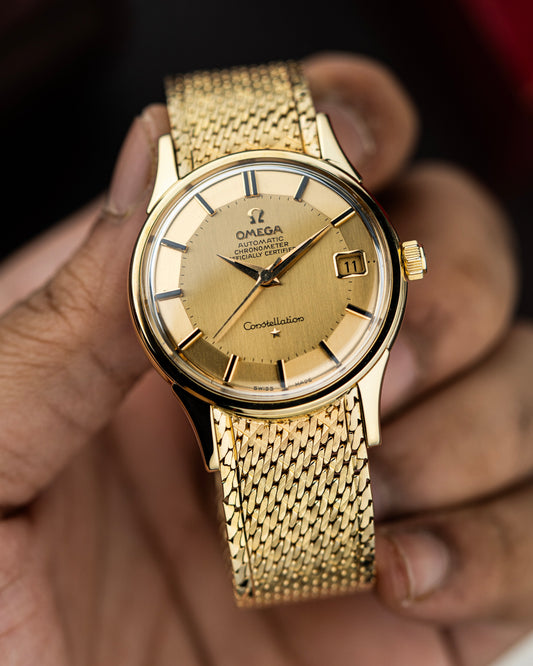 Omega Constellation 34mm 18k Yellow Gold