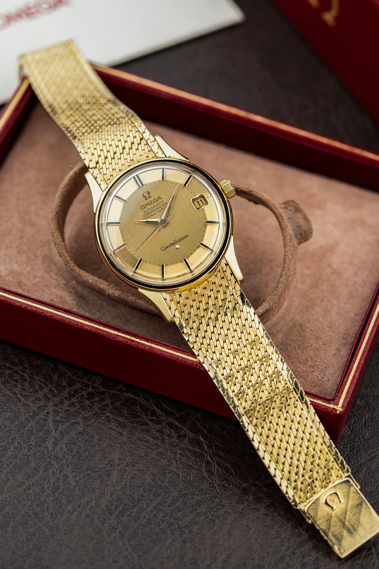 Omega Constellation 34mm 18k Yellow Gold