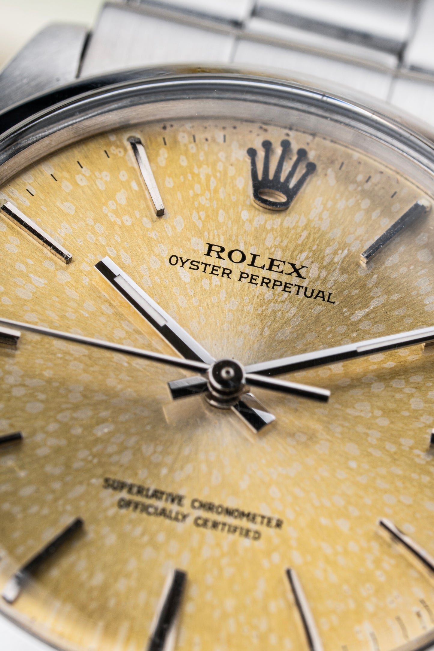 Rolex Oyster Perpetual 34mm Tropical Dial - Ref. 1002