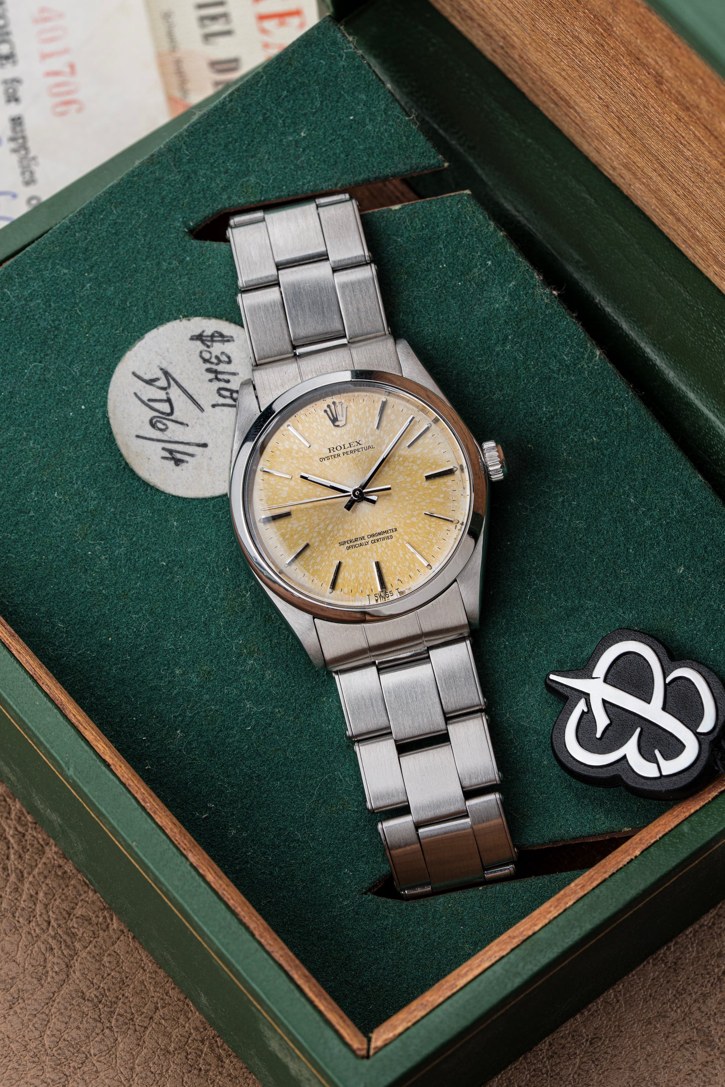 Rolex Oyster Perpetual 34mm Tropical Dial - Ref. 1002