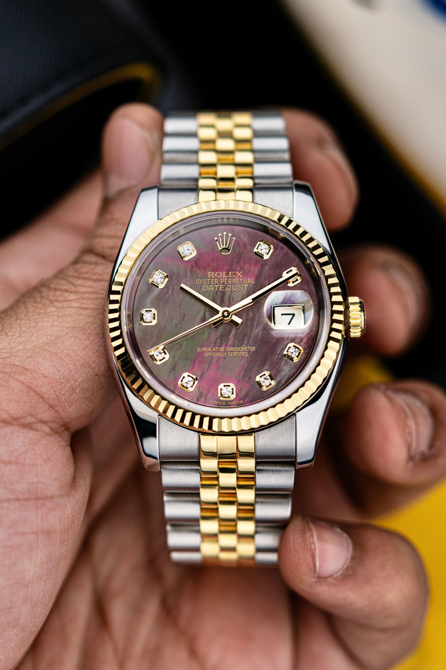 Rolex Datejust 36mm Tahitian Mother Of Pearl - Ref. 116233