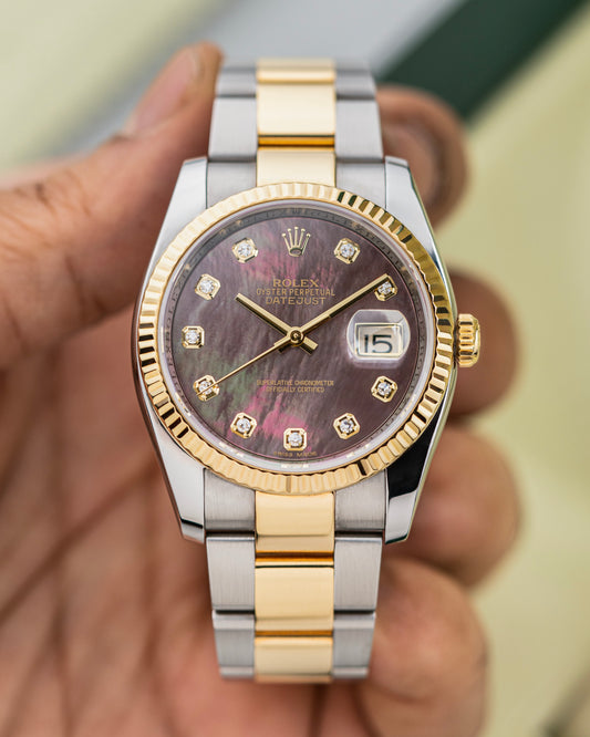 Rolex Datejust 36mm Tahitian Mother of Pearl - Ref. 116233