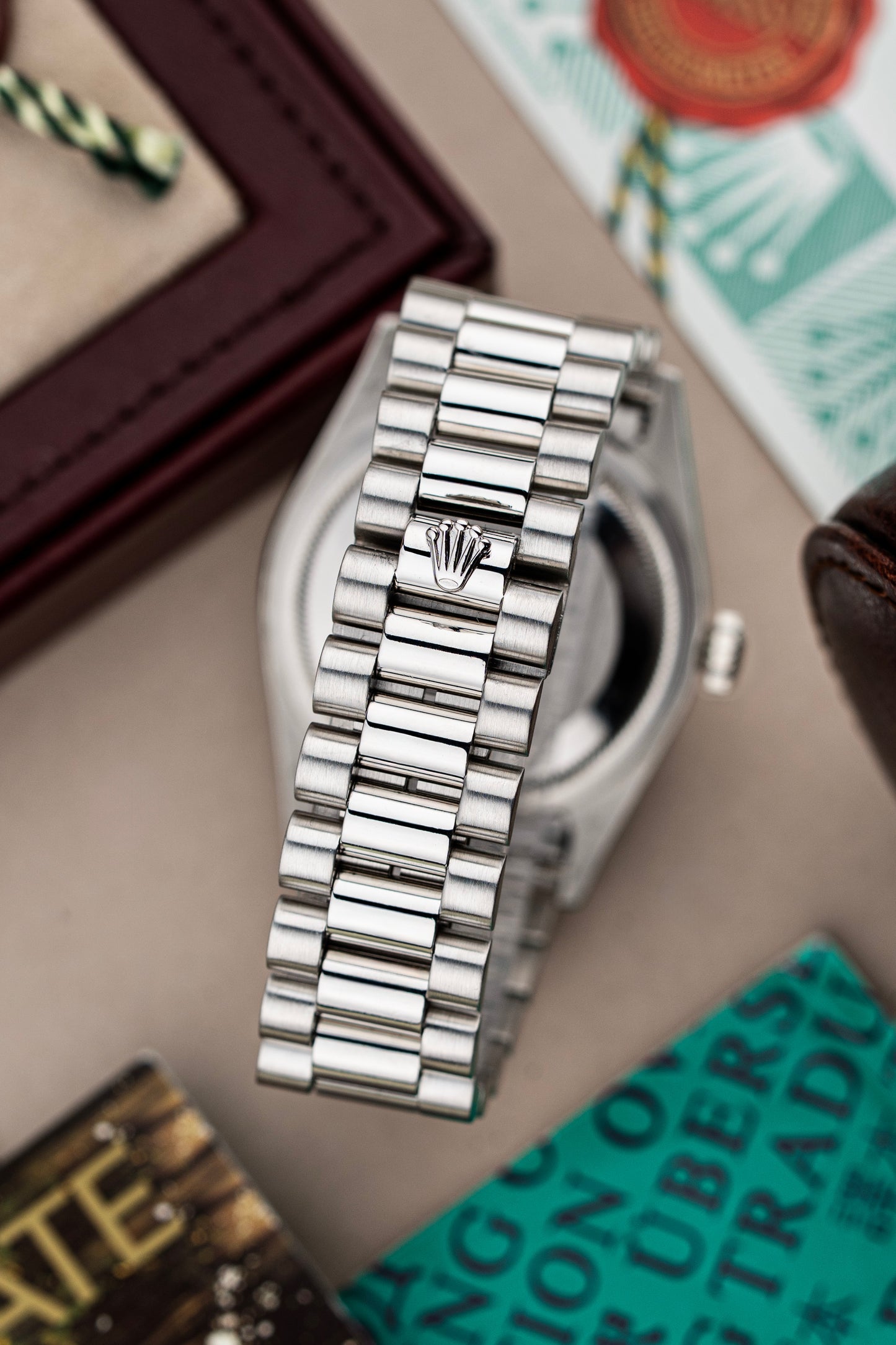 Rolex Day-Date 36mm Platinum Ice-Blue - Ref. 18206