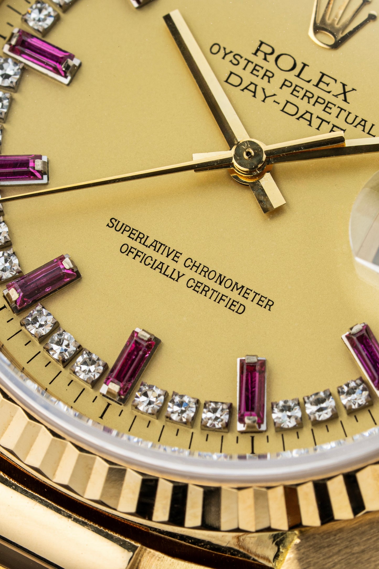 Rolex Day-Date 36mm Ruby Baguette - Ref. 18038