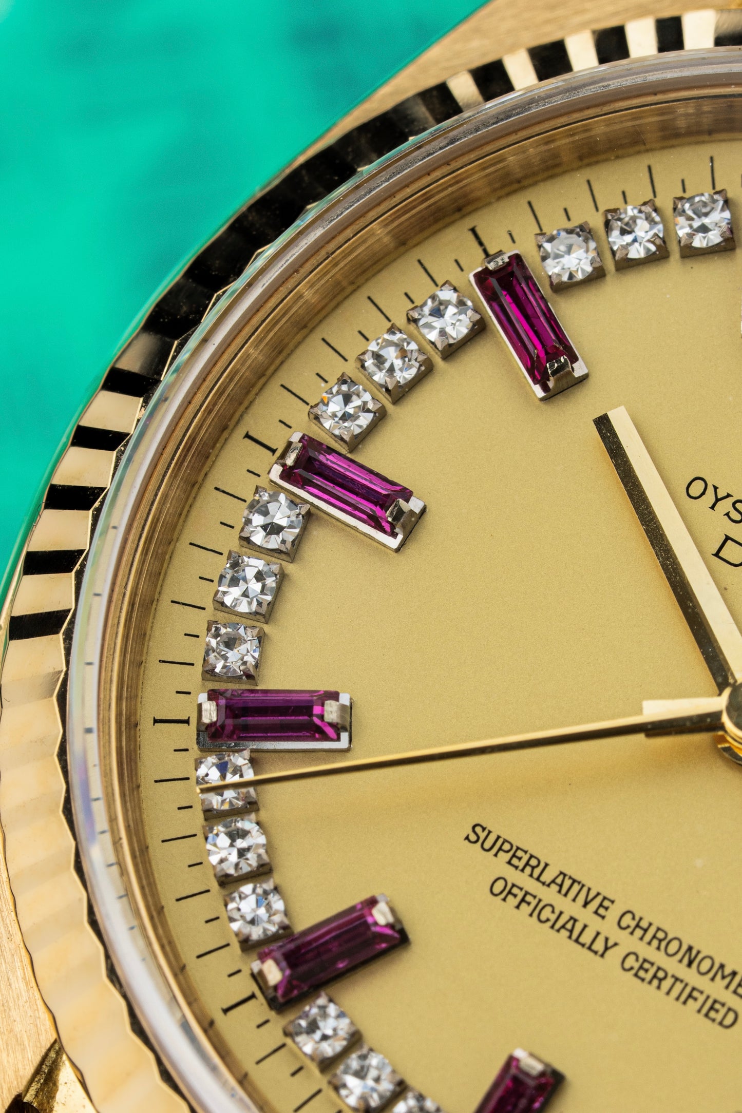 Rolex Day-Date 36mm Ruby Baguette - Ref. 18038