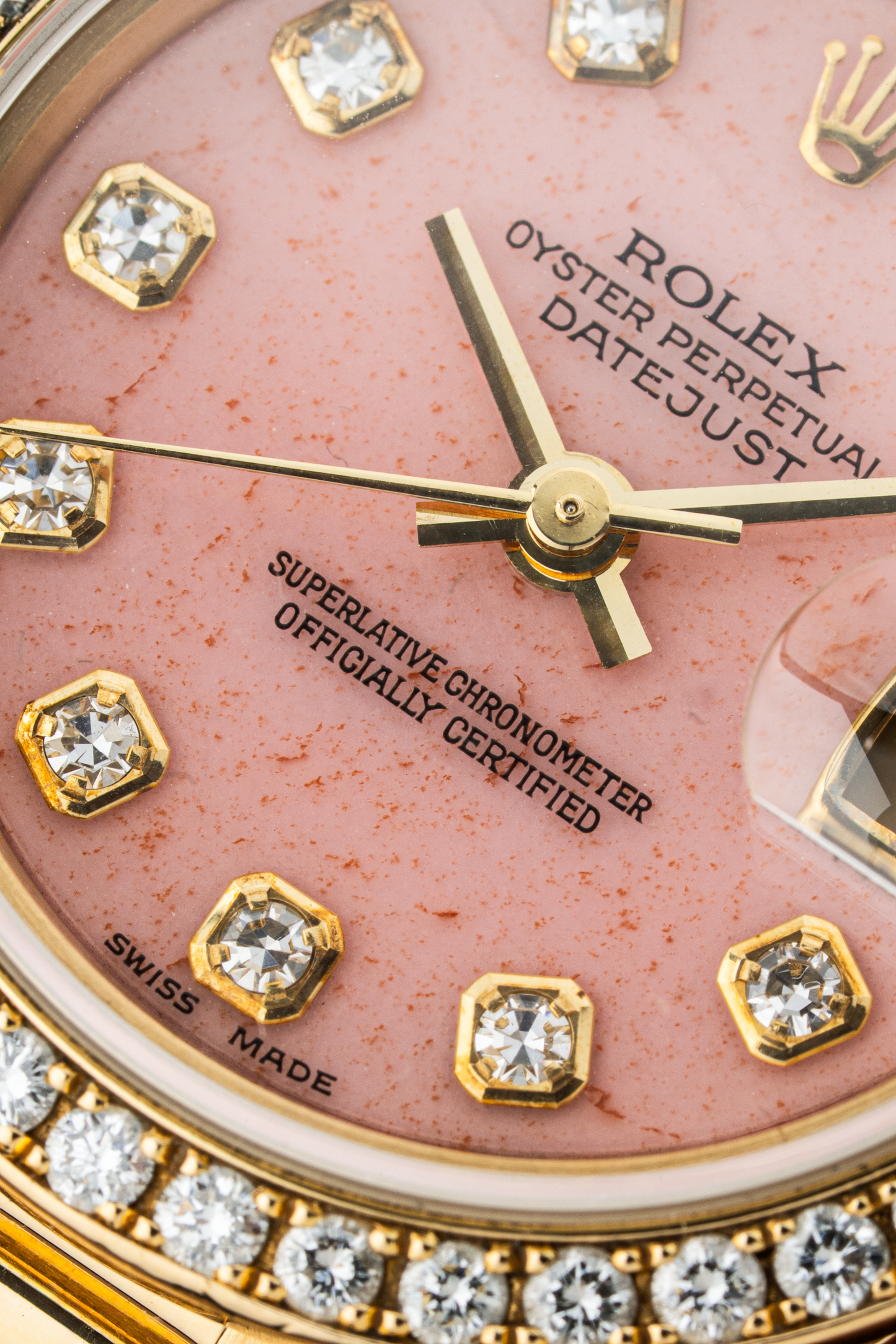 Rolex Lady-Datejust 26mm Coral Stone Dial - Ref. 69138
