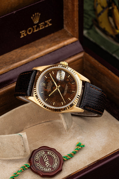 Rolex Datejust 36mm Wood Dial - Ref. 16018