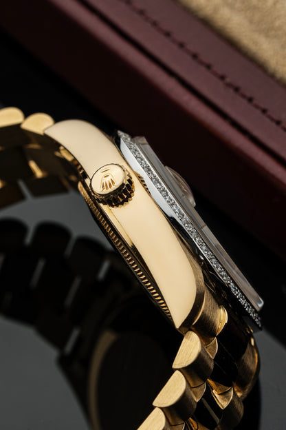 Rolex Day-Date 36mm Pavé - Ref. 18048