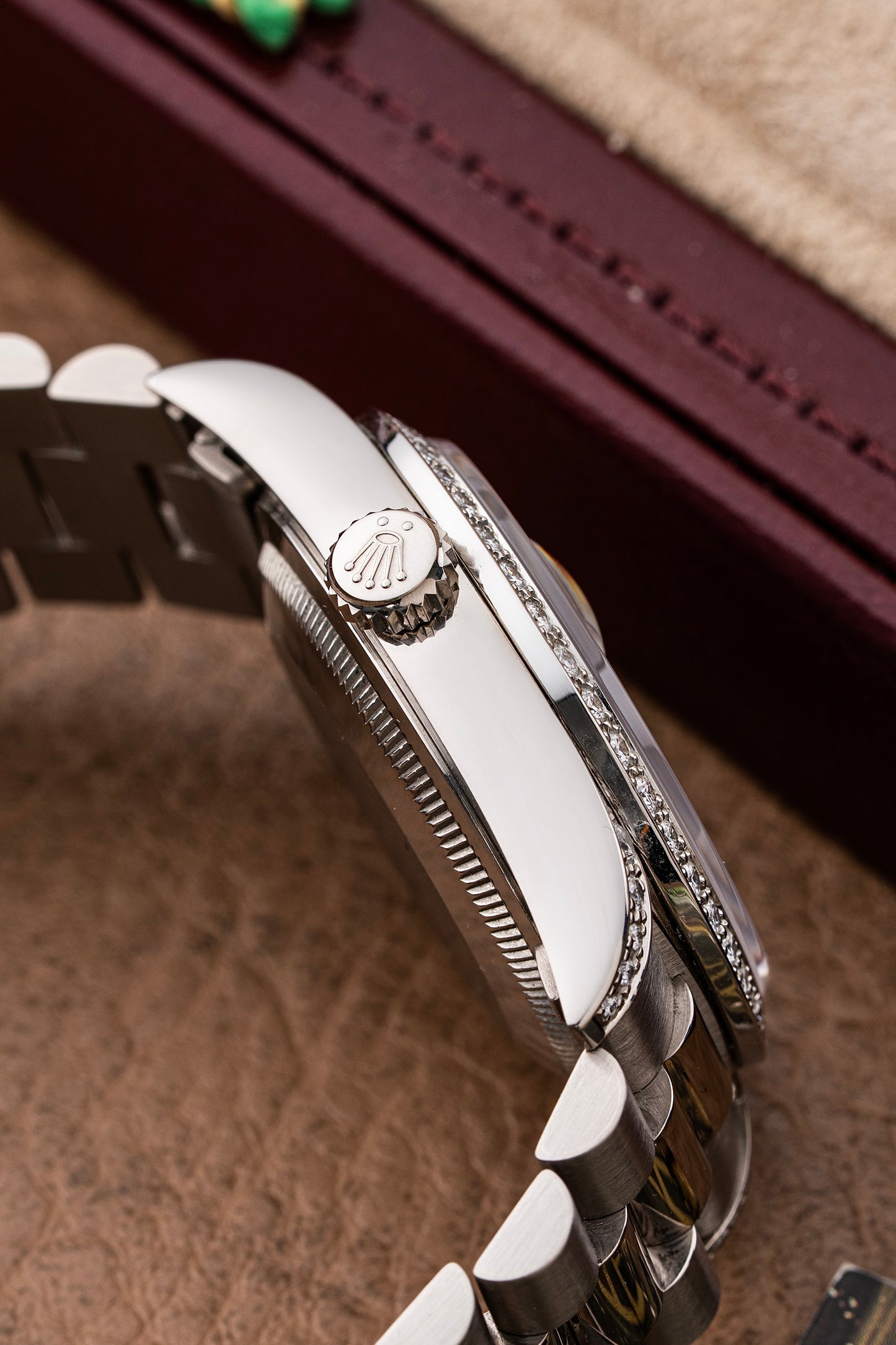Rolex Day-Date 36mm Meteorite Mandarin - Ref. 18389