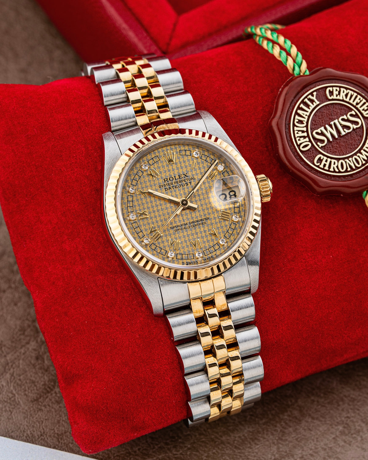 Rolex Datejust 31mm Houndstooth - Ref. 68273