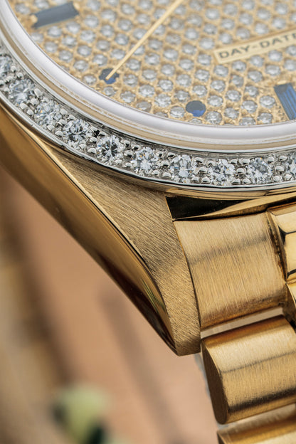 Rolex Day-Date 36mm Pavé - Ref. 18048