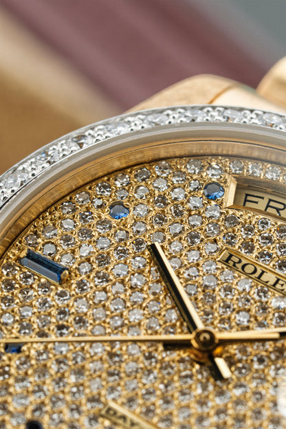 Rolex Day-Date 36mm Pavé - Ref. 18048