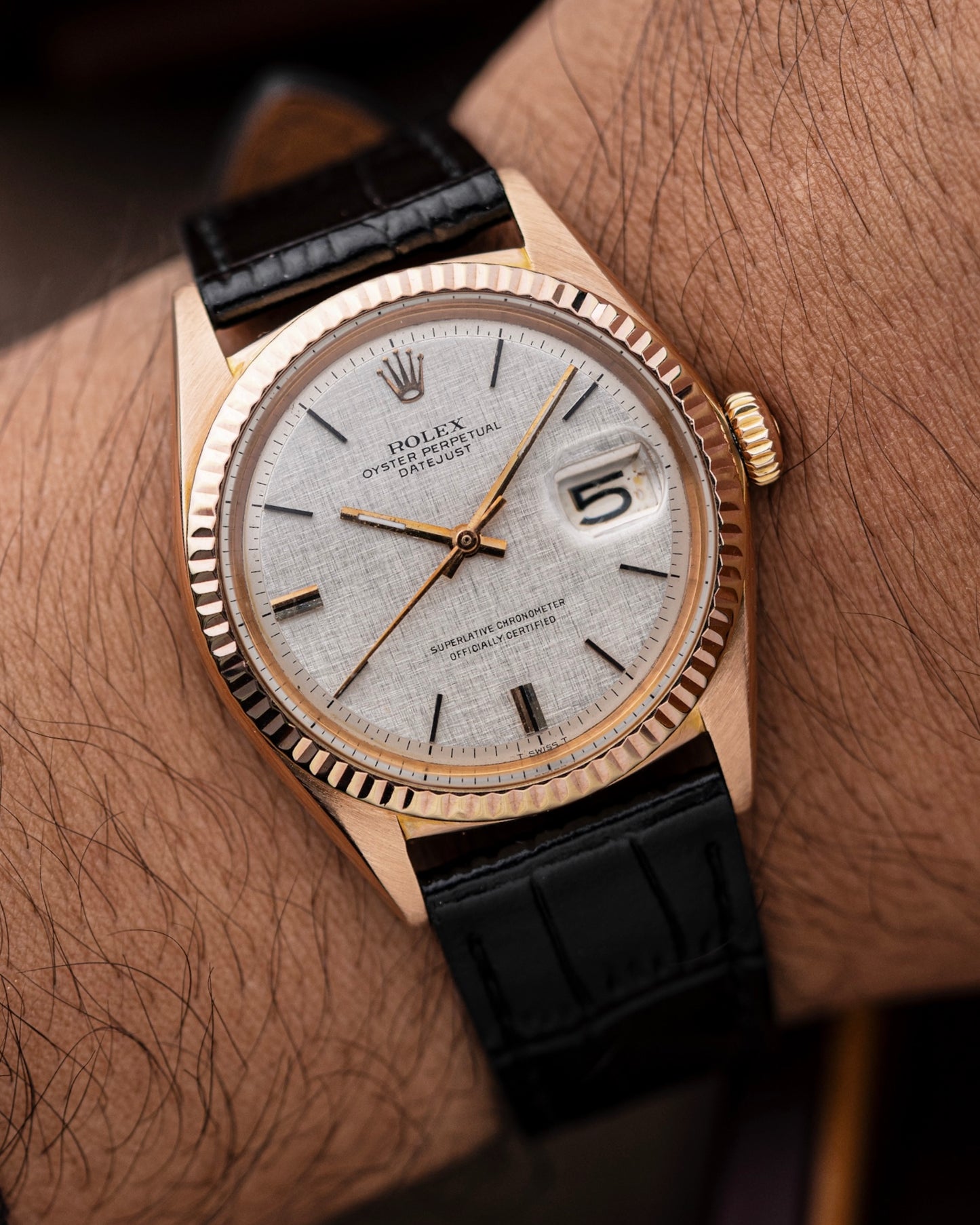Rolex Datejust 36mm Rose Gold - Ref. 1601