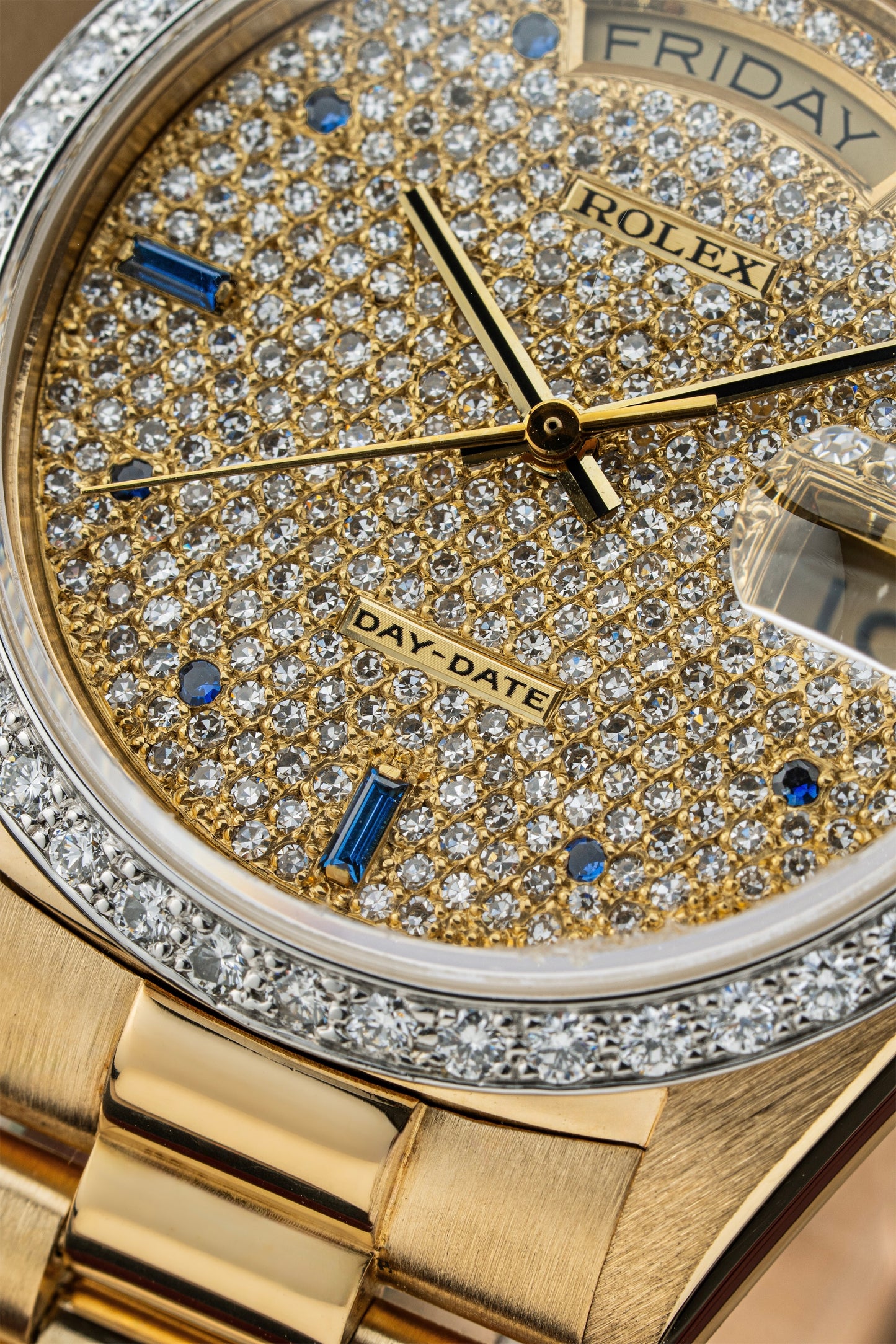 Rolex Day-Date 36mm Pavé - Ref. 18048