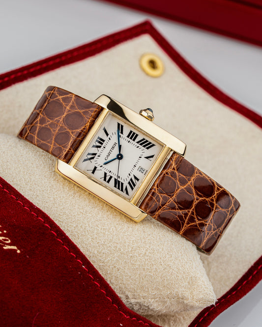 Cartier Tank Francaise 18k Yellow Gold Large - Ref. 1840