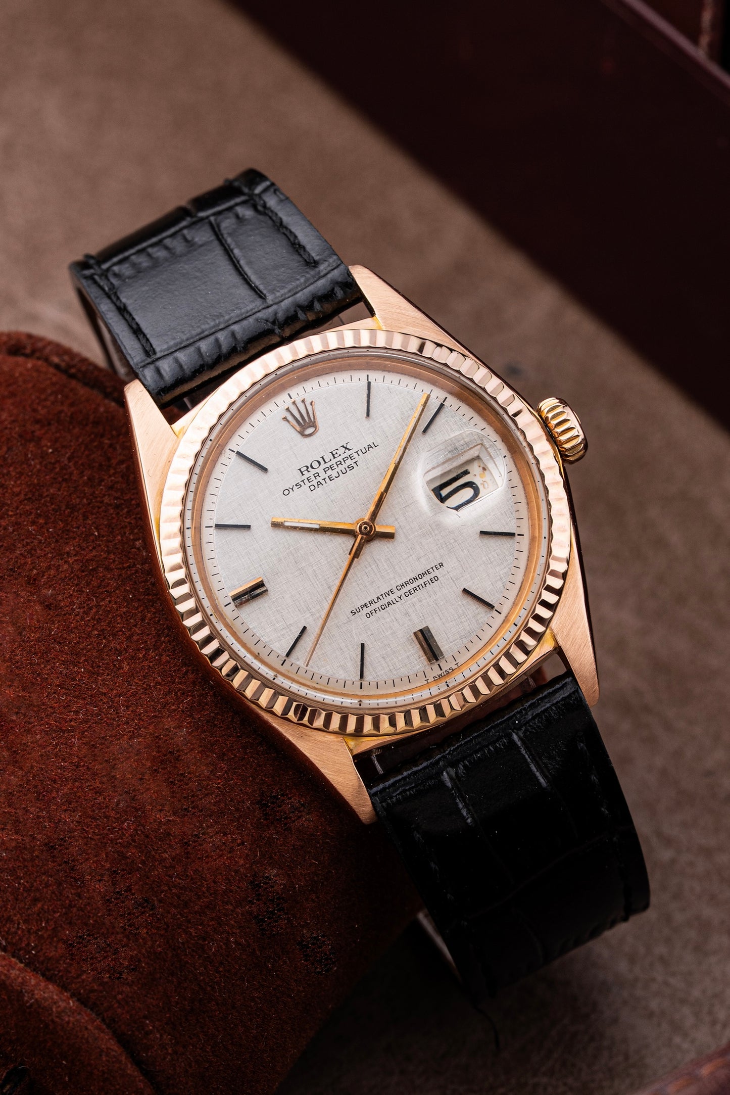 Rolex Datejust 36mm Rose Gold - Ref. 1601