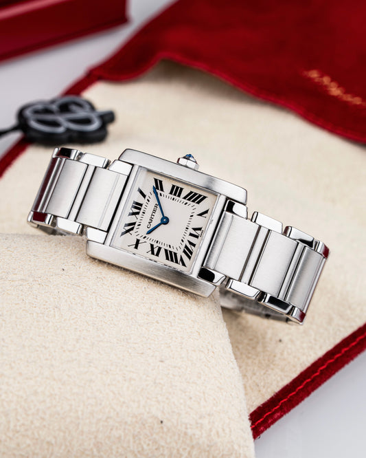 Cartier Tank Francaise Mid-Size 25mm x 30mm - Ref. 2301