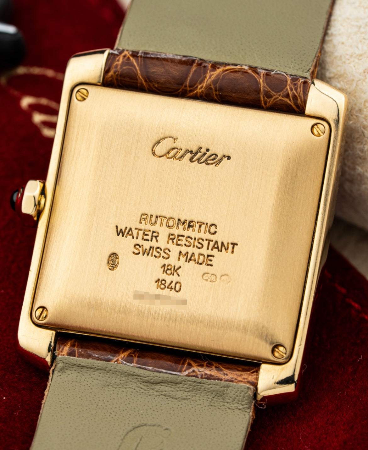 Cartier Tank Francaise 18k Yellow Gold Large - Ref. 1840