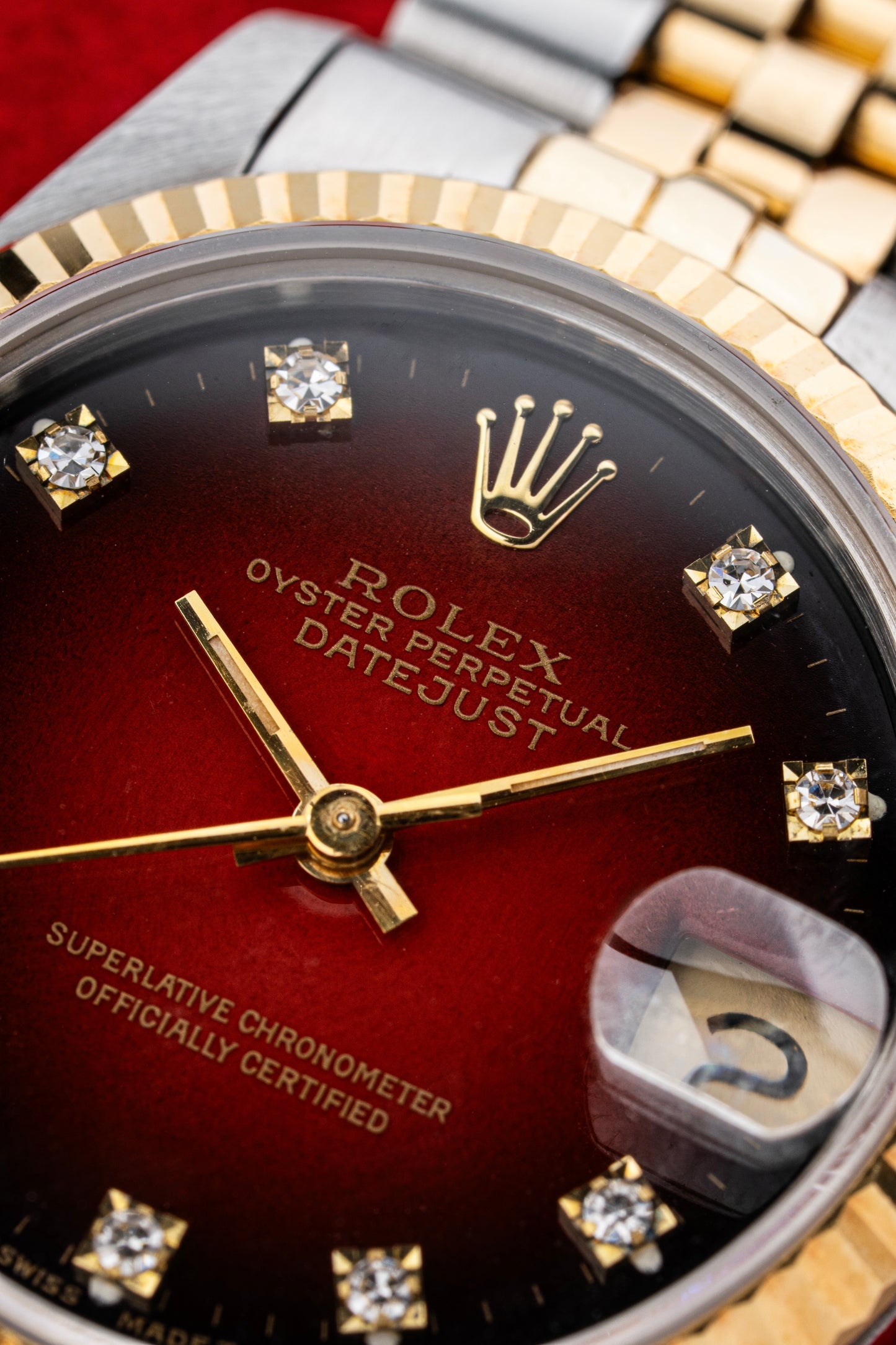 Rolex Datejust 31mm Red Vignette - Ref. 68273