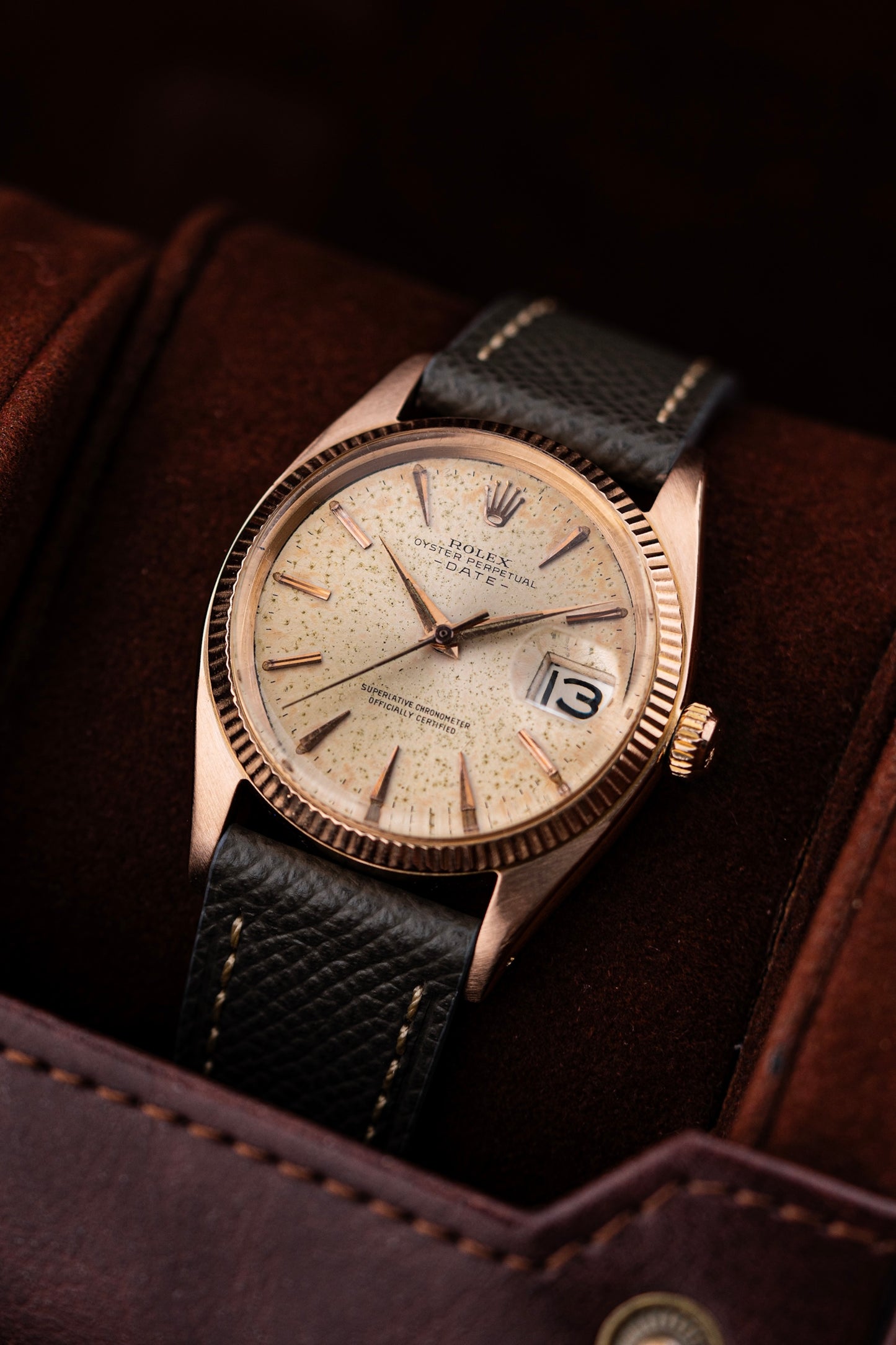 Rolex Oyster Perpetual Date 34mm Rose Gold - Ref. 1503