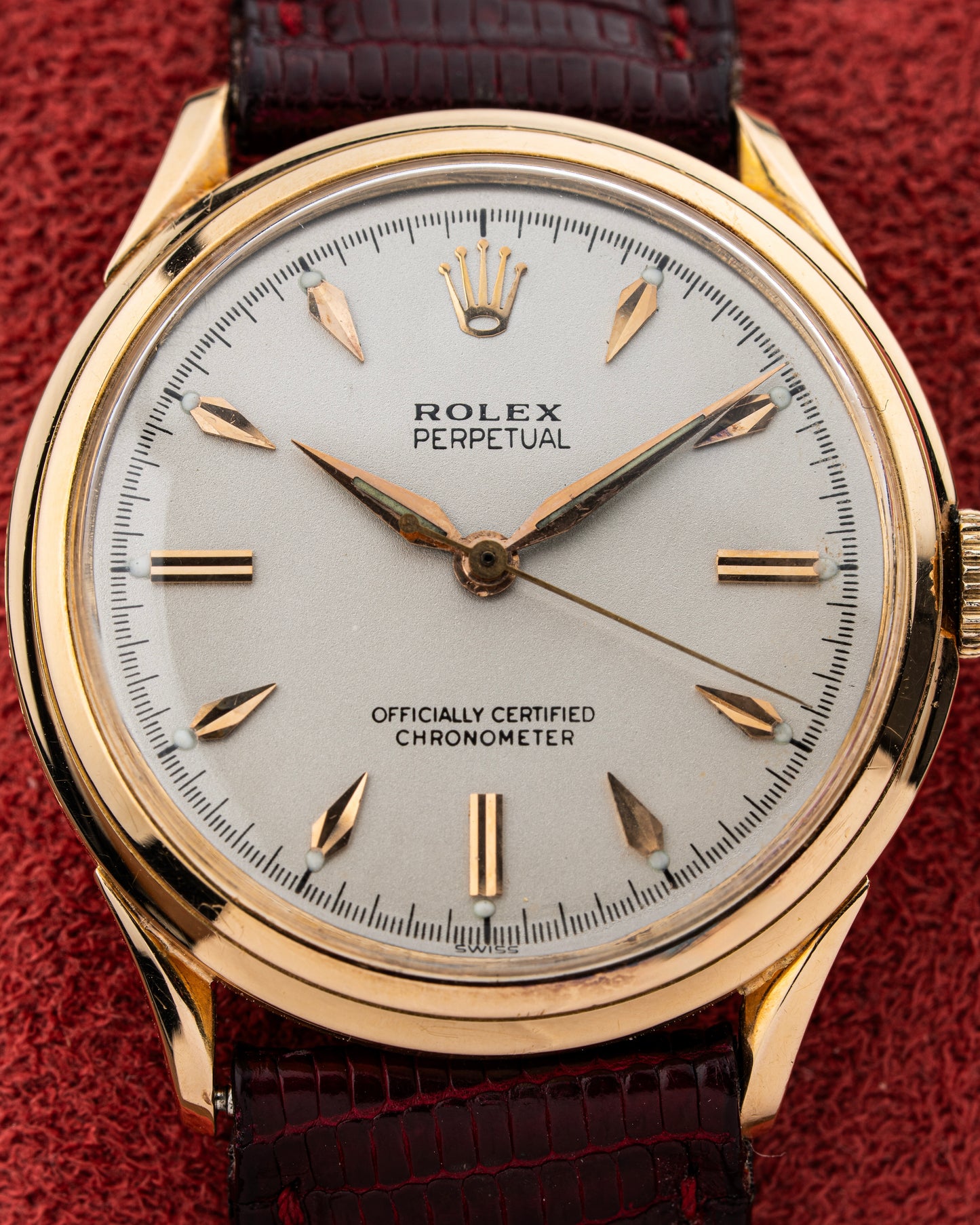 Rolex Perpetual 33mm 18k Rose Gold - Ref. 3406