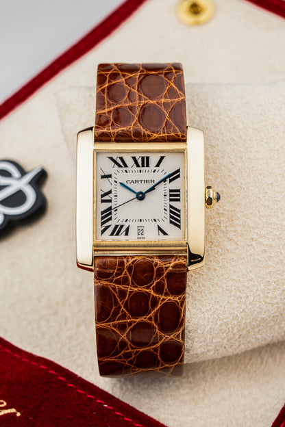 Cartier Tank Francaise 18k Yellow Gold Large - Ref. 1840