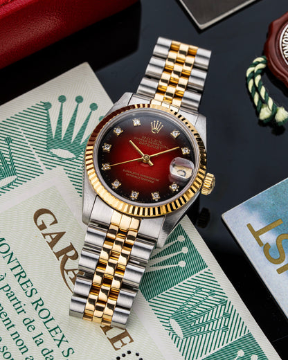 Rolex Datejust 31mm Red Vignette - Ref. 68273