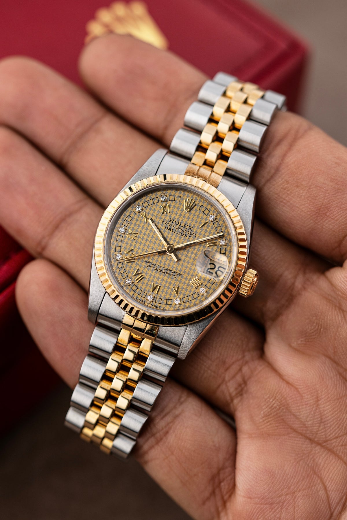 Rolex Datejust 31mm Houndstooth - Ref. 68273
