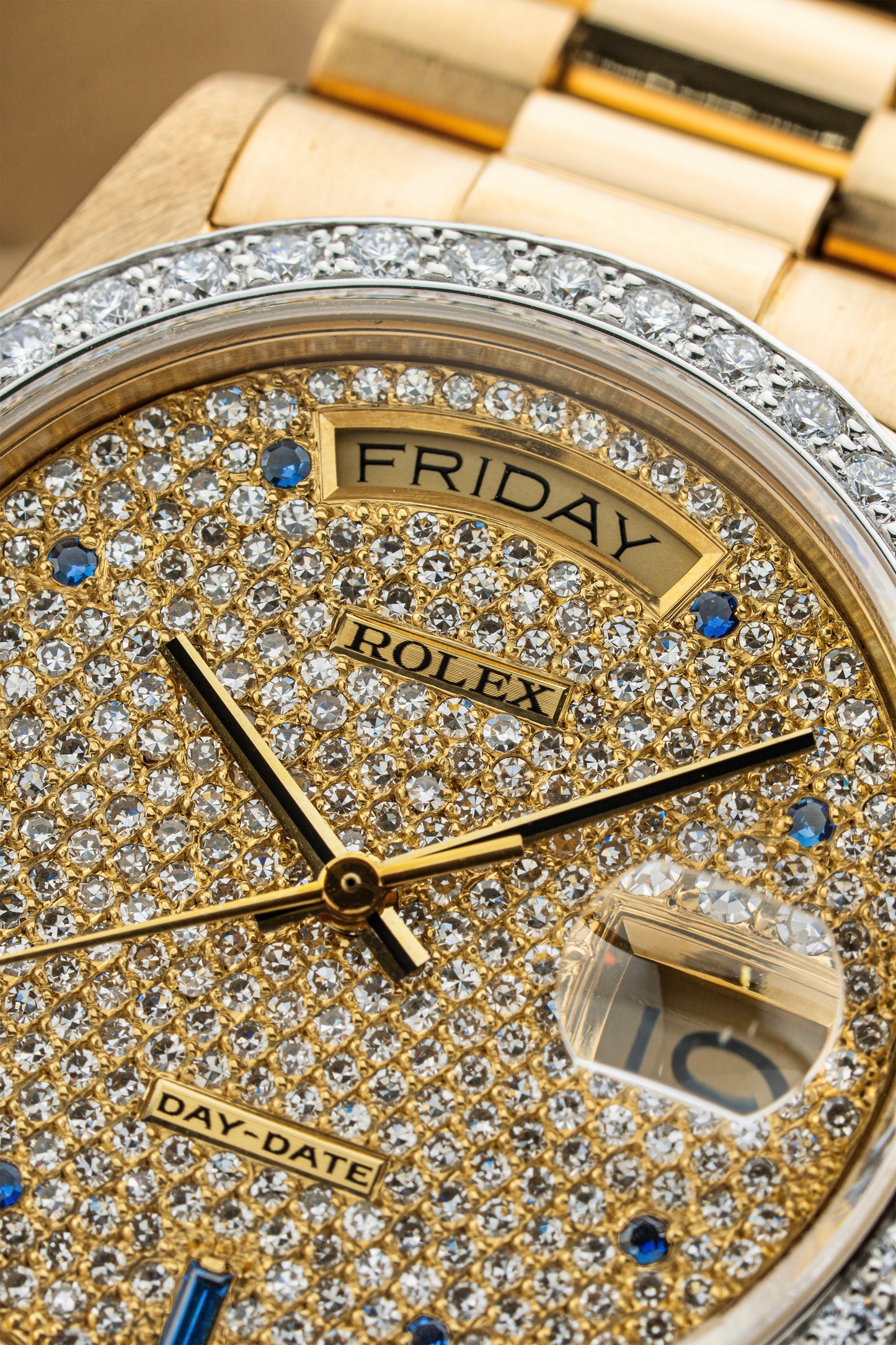 Rolex Day-Date 36mm Pavé - Ref. 18048