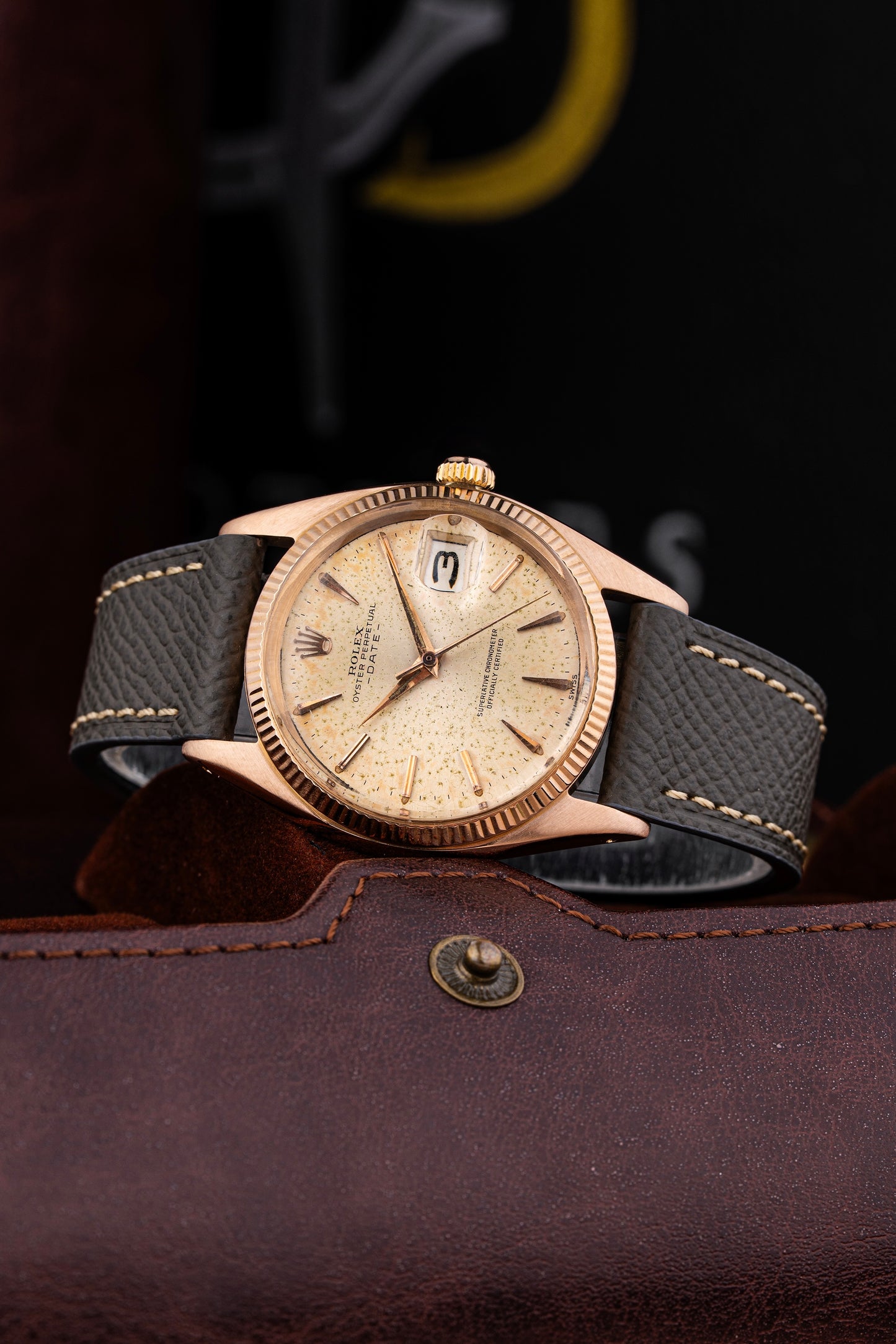 Rolex Oyster Perpetual Date 34mm Rose Gold - Ref. 1503