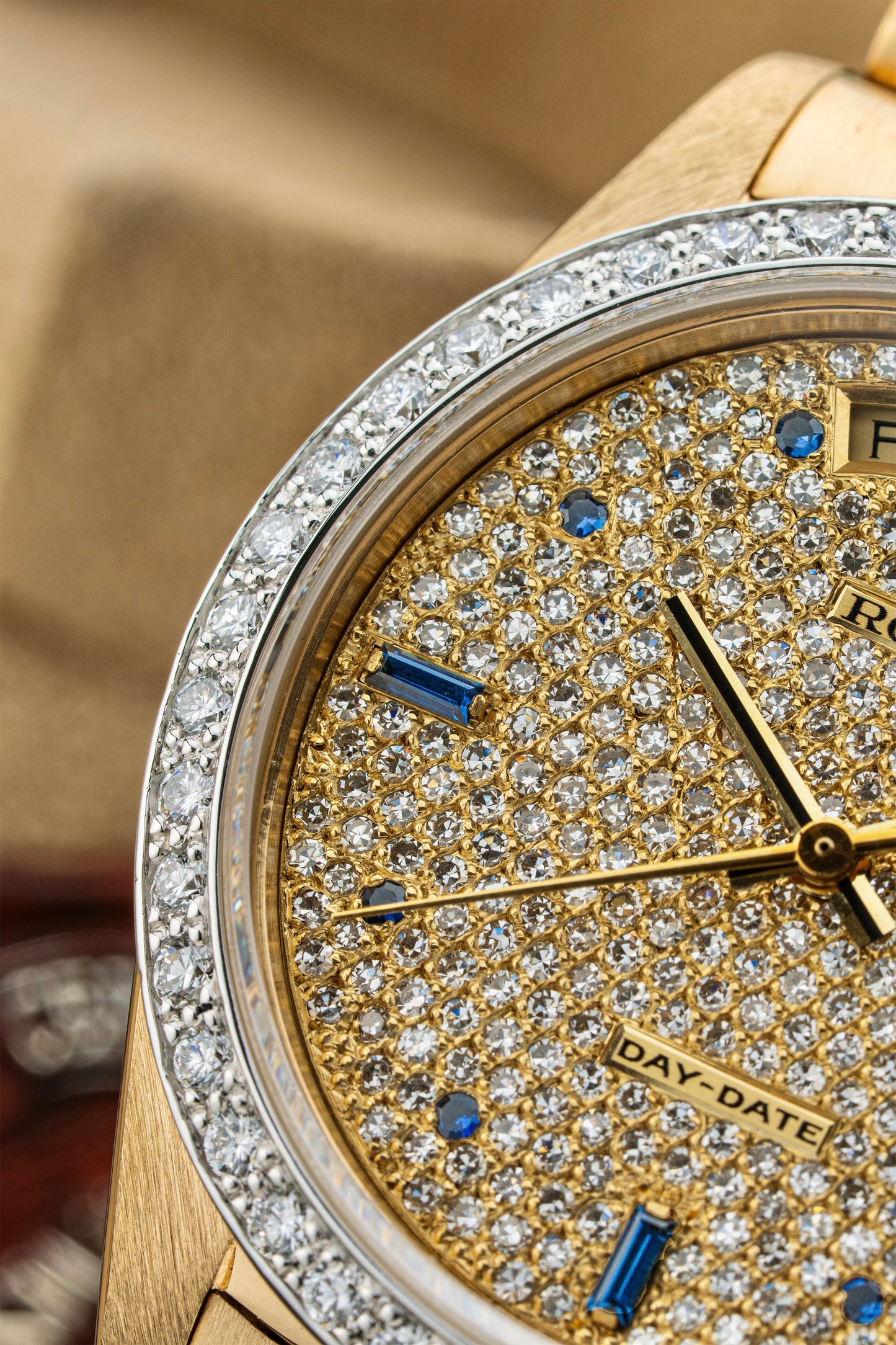 Rolex Day-Date 36mm Pavé - Ref. 18048