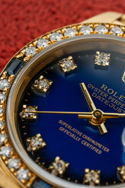 Rolex Lady-Datejust 26mm Diamond & Sapphire - Ref. 69088