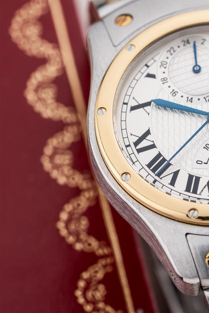 Cartier Santos Ronde GMT Aviator 33.5mm - Ref. W20038R3