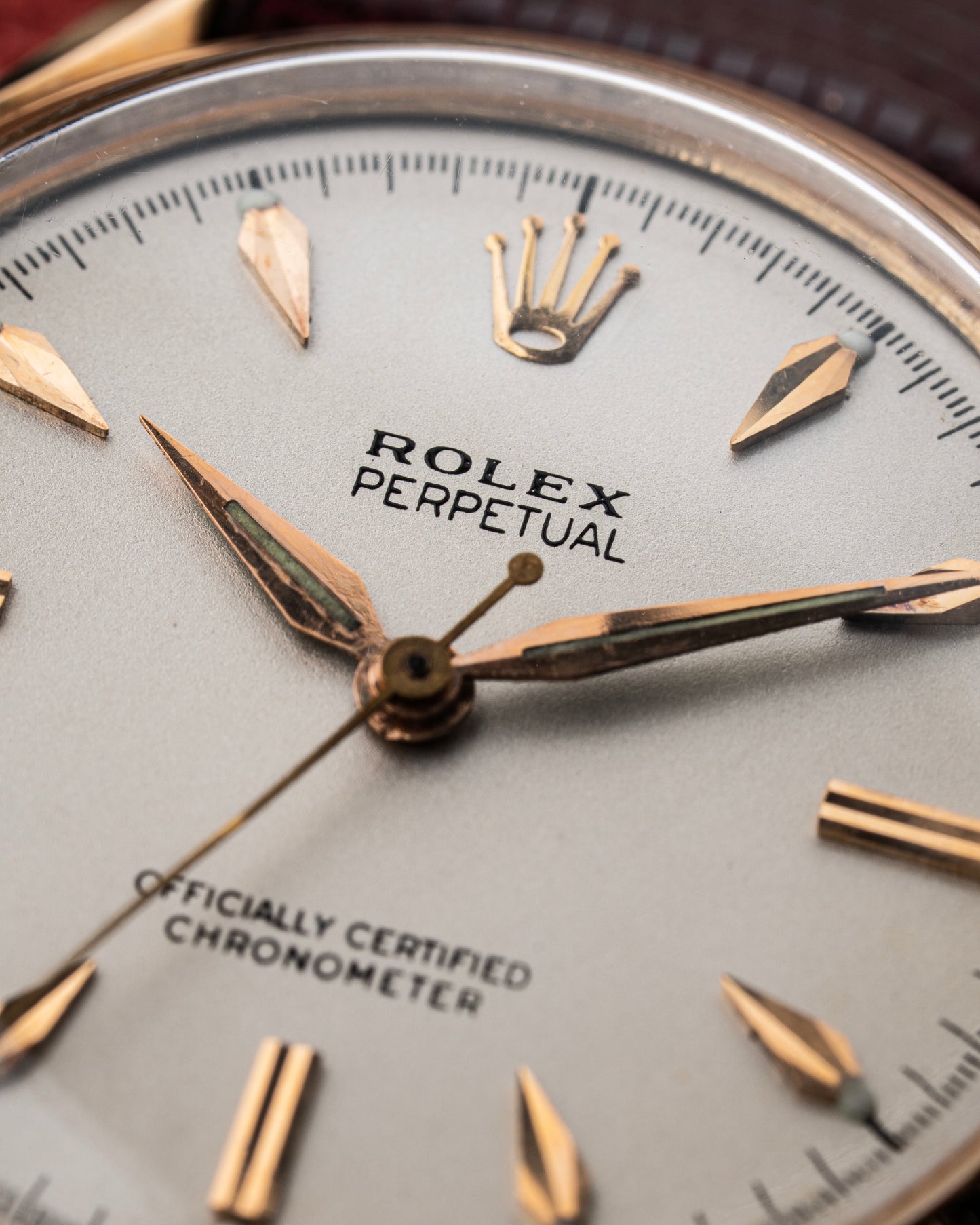 Rolex Perpetual 33mm 18k Rose Gold - Ref. 3406