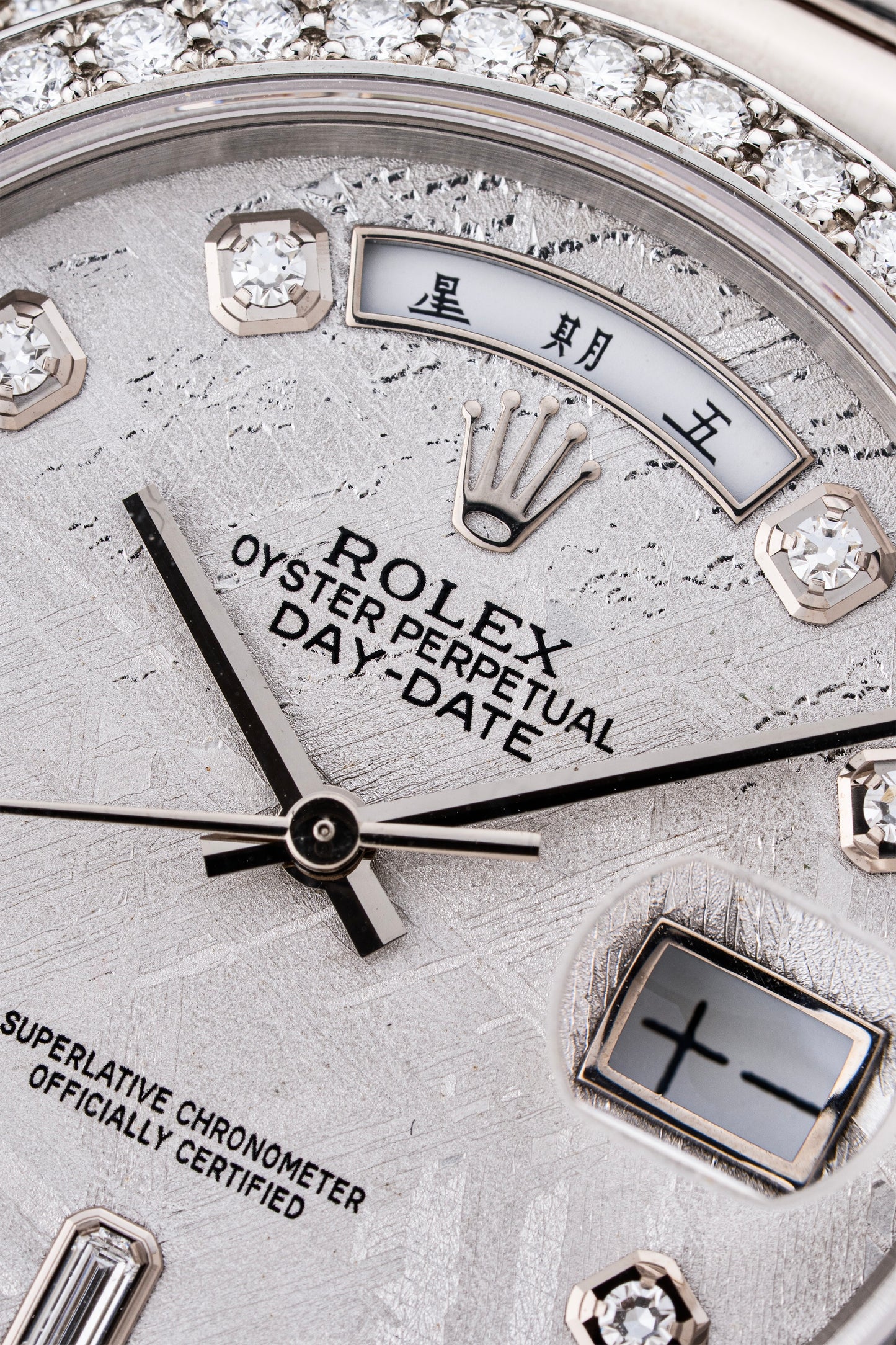 Rolex Day-Date 36mm Meteorite Mandarin - Ref. 18389