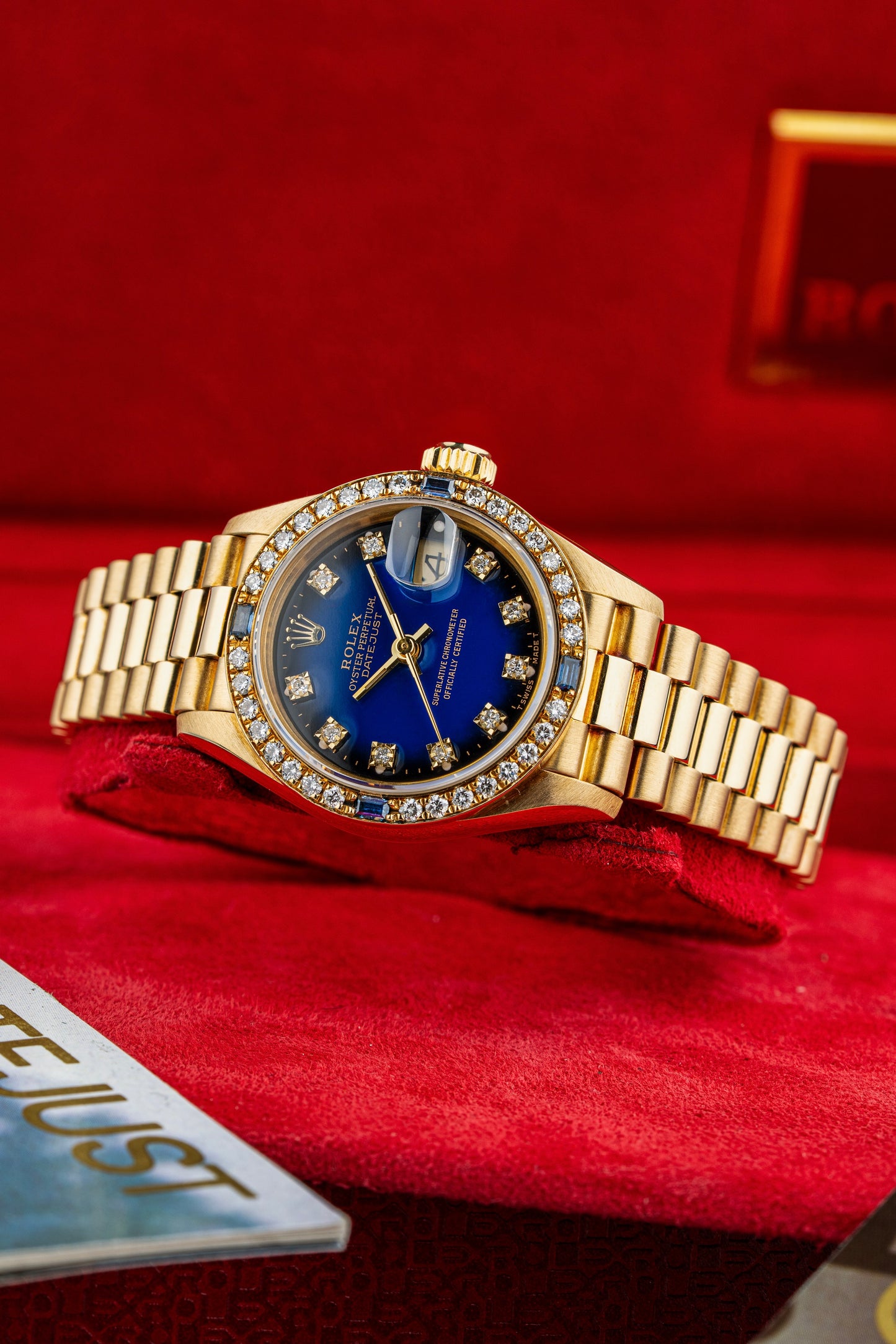 Rolex Lady-Datejust 26mm Diamond & Sapphire - Ref. 69088