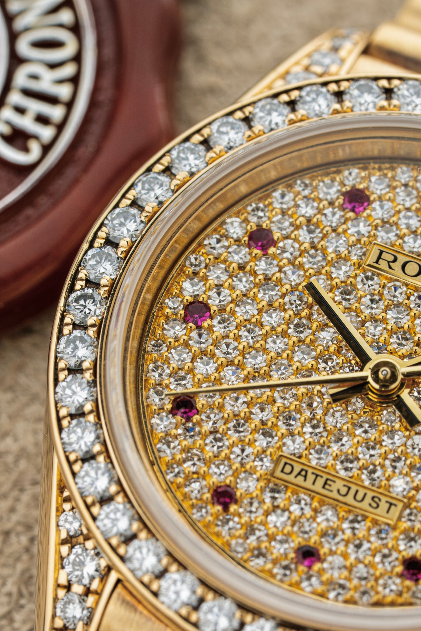 Rolex Lady-Datejust 26mm Pavé Ruby - Ref. 69158
