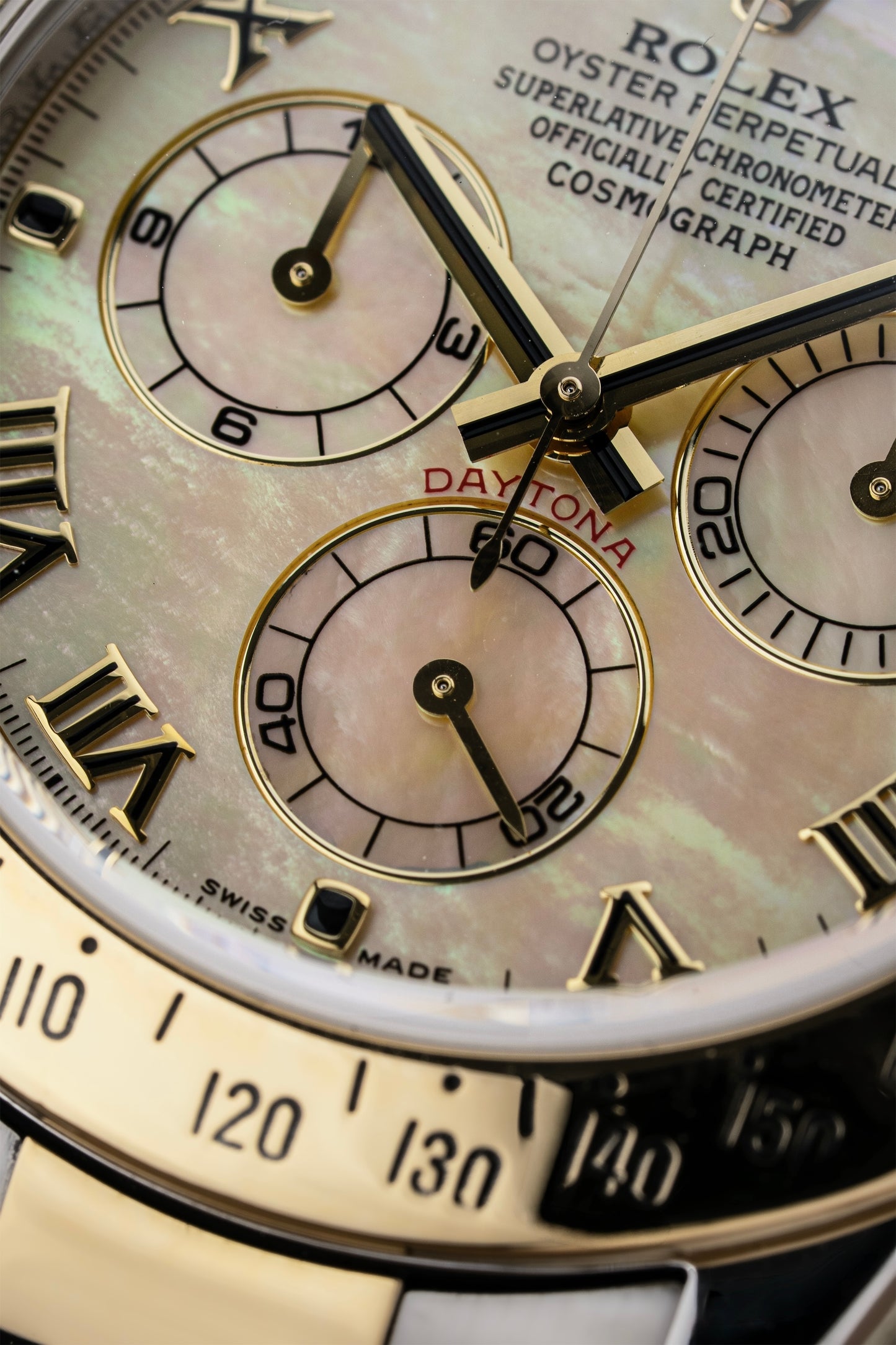 Rolex Cosmograph Daytona 40mm Yellow Mother of Pearl - Ref. 116523