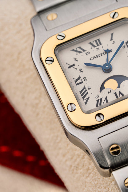 Cartier Santos Galbée Moonphase 24mm - Ref. 119902