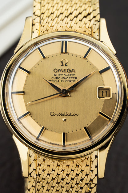 Omega Constellation 34mm 18k Yellow Gold