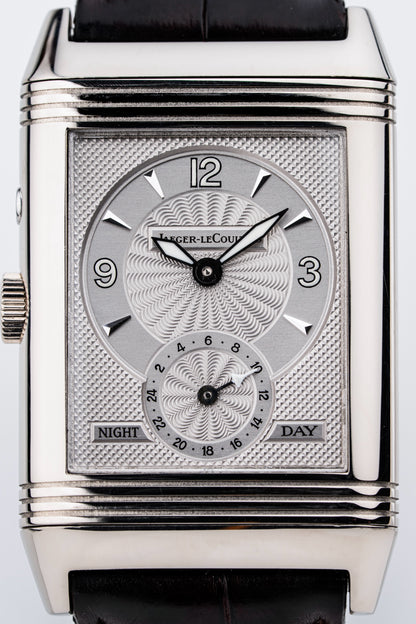 Jaeger LeCoultre Reverso Night & Day 18k White Gold - Ref. 270.3.51