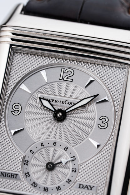 Jaeger LeCoultre Reverso Night & Day 18k White Gold - Ref. 270.3.51