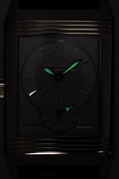 Jaeger LeCoultre Reverso Night & Day 18k White Gold - Ref. 270.3.51