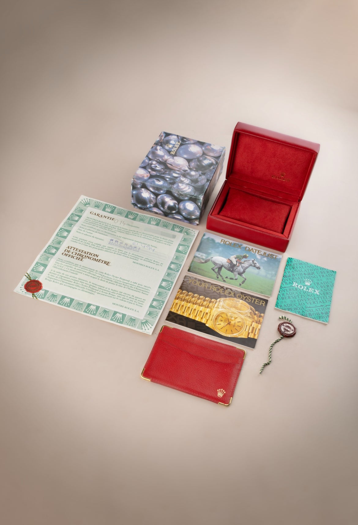 Rolex Datejust 31mm Red Vignette - Ref. 68273