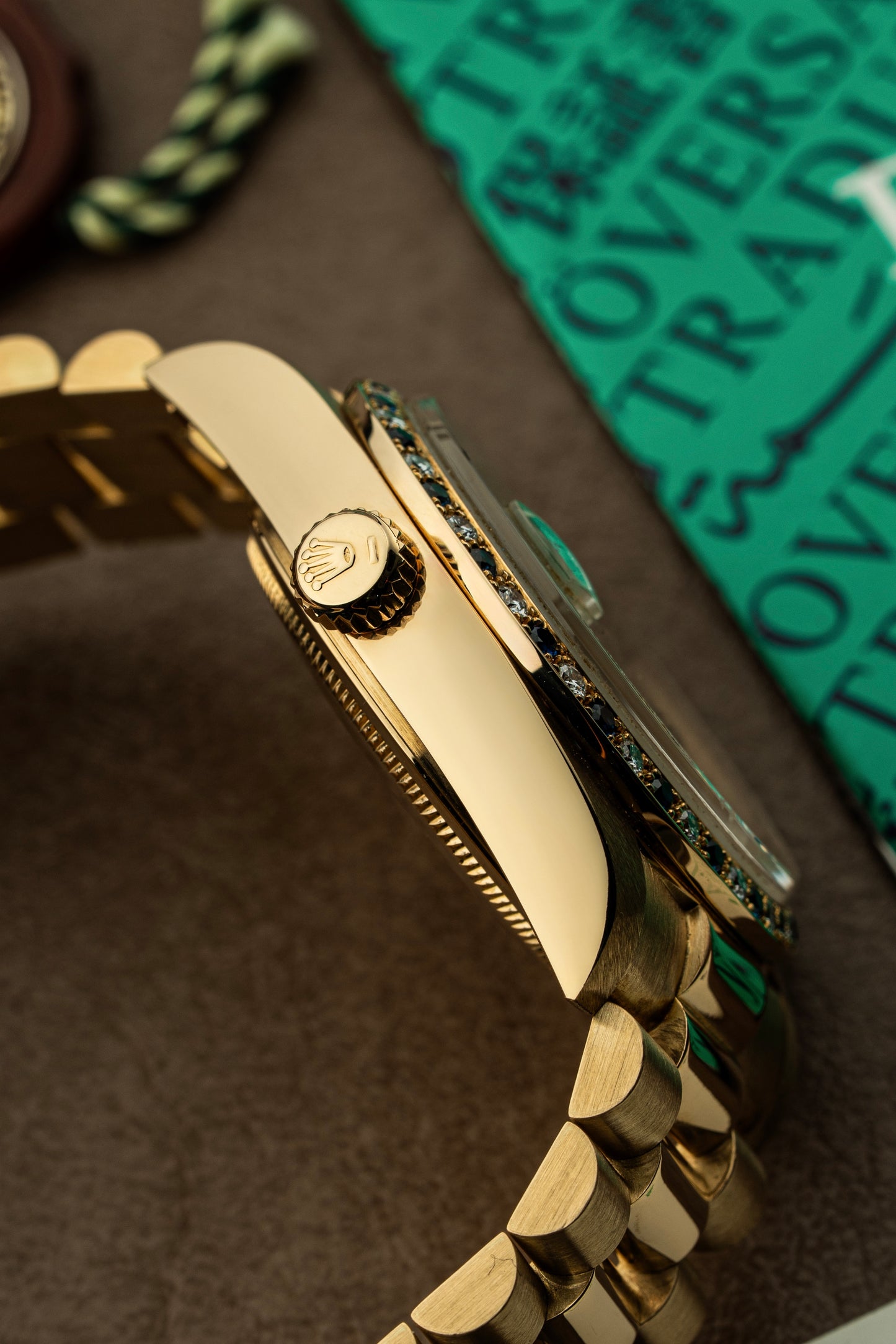 Rolex Day-Date 36mm Rare Factory Sapphire & Diamonds - Ref. 18148